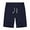 Dark blue, variant on Tyhengta Men's Casual Cotton Shorts Drawstring Lightweight Summer Beach Shorts Jogger Gym Pockets Army green L