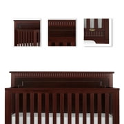 Morgan 5-in-1 Convertible Crib by Dream on Me, Storm Grey