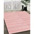 thumbnail image 2 of Ahgly Company Indoor Square Patterned Pastel Red Pink Area Rugs, 6' Square, 2 of 6