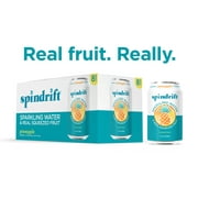 Spindrift Sparkling Water , Pineapple Flavored, Made with Real Squeezed fruit, 12 fl oz, 8 count, No Sugar Added, 15 Calories per Can