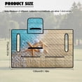 thumbnail image 7 of SEANATIVE Universal Golf Cart Seat Covers Breathable Golf Cart Cushions Towel Blanket Club Car Accessories for 2 Person Seats, for EZGO, Yamaha, Club Car, Starfish Wood Grain, 7 of 7
