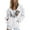 White, variant on Aayomet Zip Up Hoodie Women Womens Zip Up Plush Comfy Loose Fit Hoodies Shacket Long Sleeve Oversized Casual Sweatshirts Fleeced Jacket with Pocket,Gray L