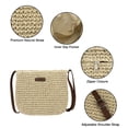 thumbnail image 3 of Bandolera de paja Youjaree, tejida, playa, vacaciones, beige, mujer, 3 of 6