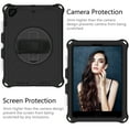 thumbnail image 6 of iPad 9.7 2018/2017 Case with Screen Protector, Dteck iPad 6th Gen / iPad 5th Gen / iPad Air 9.7 / iPad Pro 9.7 Case, Heavy Duty Shockproof Case with 360 Rotating Kickstand Shoulder Strap, Black, 6 of 7