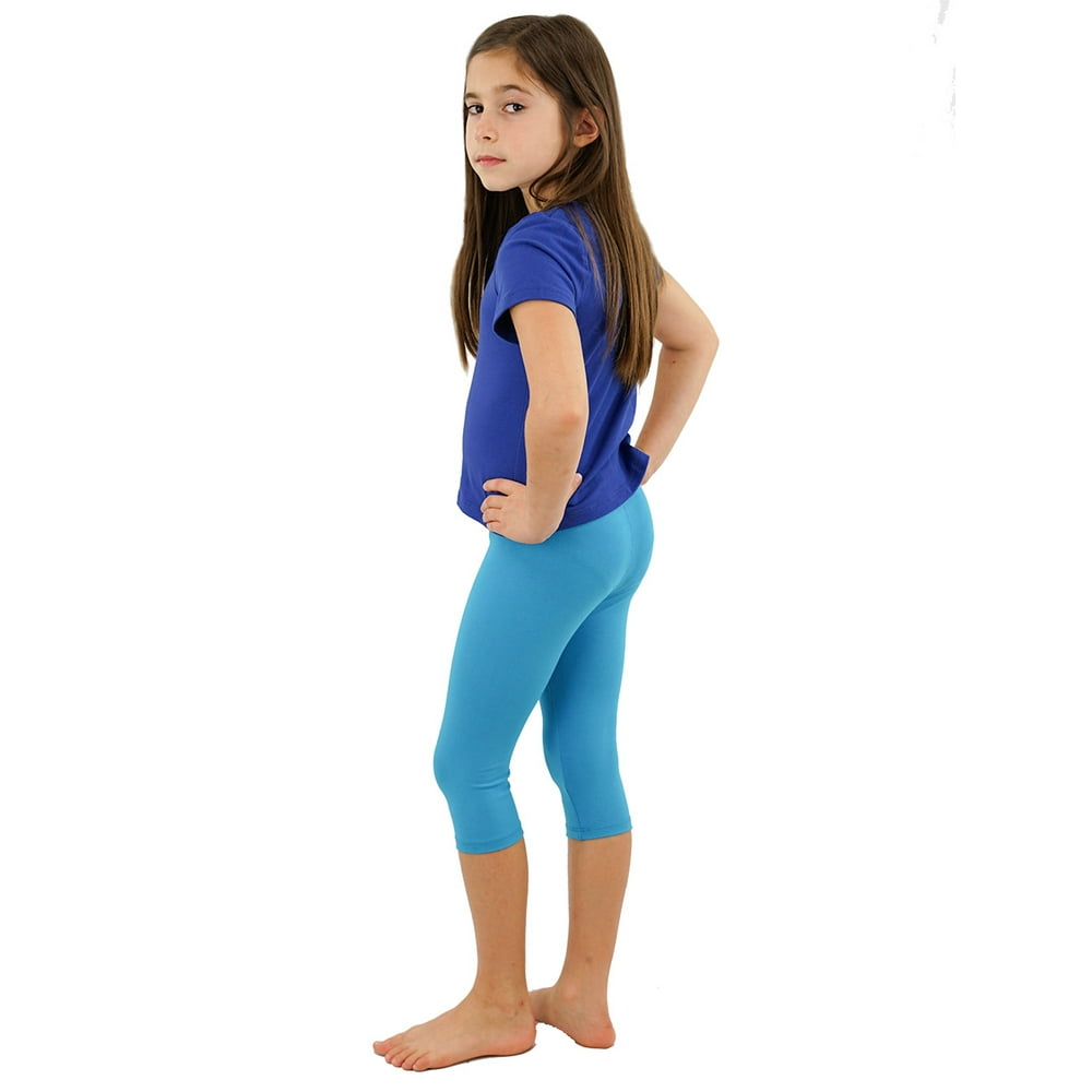 Vivian's Fashions Vivian's Fashions Capri Leggings Girls, Cotton