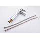 thumbnail image 5 of Chrome Basin Faucet Bathroom Waterfall Mixer Taps (High), 5 of 5