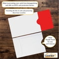 thumbnail image 4 of 1000 Cashier Depot Key Card Holder / Credit Card Protector / Gift Card Sleeve, Plain White 2-3/8" x 3-1/2" 1000 Sleeves (2 Boxes of 500 ea.), 4 of 6