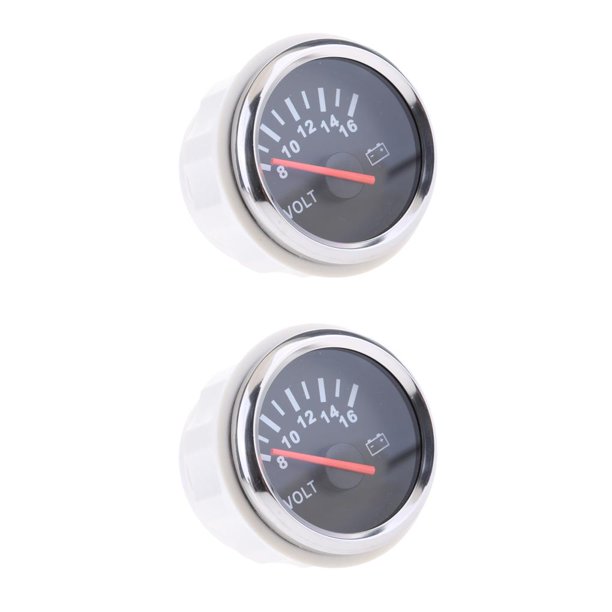 Speravity 9-32V Marine Boat Battery Electrical Car 52mm/2 Voltmeter Gauge Truck Type1 NO1