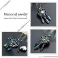thumbnail image 5 of Dream Catcher Urn Necklace Heart Cremation Jewelry for Ashes for Women Men Memorial Hollow Pendant Perfect Gift, 5 of 7
