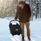thumbnail image 2 of Funda de asiento de coche Bebamour Winter para bebés universal negra, 2 of 9