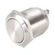 thumbnail image 1 of Interruptor de botón pulsador Uxcell con recubrimiento de cobre y níquel 250V 3A tipo enclavamiento tono plateado, 1 of 5