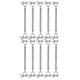 thumbnail image 1 of 10 Piezas de material acero Inoxidable Cuerpo Cerrado Tensor Mandíbula Cuerda De Alambre Tenedor Aparejo Tornillo M5 Gloria Mordaza de tensor cerrada, 1 of 9