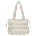 thumbnail image 4 of Bolso de mano de moda de Corea del Sur con diseño de nube y rombos para mujer, bolso de mano de gran capacidad para ir al trabajo o al trabajo, 4 of 6