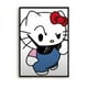 thumbnail image 4 of Kawaii Pink Hellos Cats Kittys Decoración Imágenes Decoración de la pared de la habitación Pintura sobre lienzo Decoraciones de la habitación Estética Pinterest Anime, 4 of 5