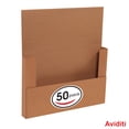 thumbnail image 5 of Box Partners Easy-Fold Mailers 17.25" x 11 1/4" x 2" Kraft 50/Bundle M17112BFK, 5 of 7