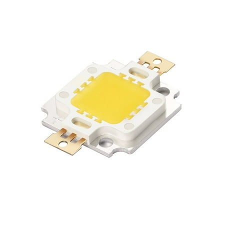 

Newest Upgraded 10 PACKS New High Quality White LED High Power 10W LED Chip 900-1000LM 900mA 10W Warm White LED Bulb Lamp LED Light Epileds Chips