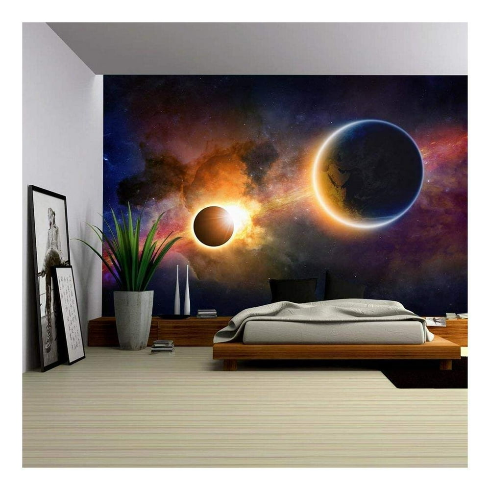 Wall26 Outer Space Galaxy Peel & Stick Wallpaper, 100"x144" - Walmart