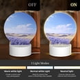 thumbnail image 3 of Daiia Lavender Fields Under Blue Sky Pattern Acrylic Night Light, LED Touch Light, Bedroom Night Light, Soft Glowing Lamp Perfect Gift for Mother's Day, Birthday, or Christmas, 3 of 9