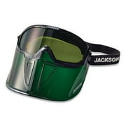 Gpl500 Series Premium Goggle With Detachable Face Shield, Green Frame, Af, Shade 5 Ir | Bundle of 5 Each