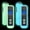 Blue and Green, variant on for Roku-Remote-Cover,Compatible with All Roku TV Remote Glow in The Dark Silicone Protective Case Blue and Green 2-Pack