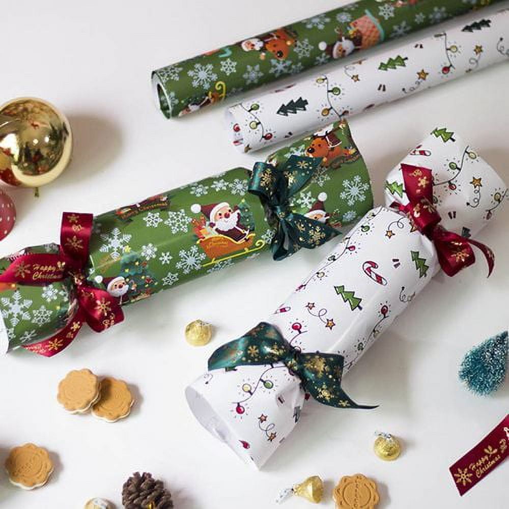 Shiki Wrap Vintage Christmas - Shapes and Snow Reusable Gift Wrap