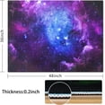 thumbnail image 6 of Gaming Chair Mat for Carpet Hardwood Tile Floor,36"x48" Gaming Rug for Gaming Room, Under Desk Non Slip Gamer Rug,Low-Pile Game Room Rug,Rubber Backing Large Gaming Chair Floor Mat,Galaxy Starry, 6 of 6