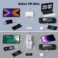 thumbnail image 3 of Cargador rápido USB-C GaN 180W de 7 puertos sccvee blanco, 3 of 5