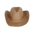 thumbnail image 2 of David & Young  Straw Cowboy Hat with Silver Star Underbrim (Women), 2 of 5