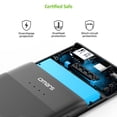 thumbnail image 4 of Omars Power Bank 10000mAh USB C Battery Pack Slimline Portable Charger with Dual USB Output Compatible with iPhone, 4 of 7