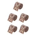 thumbnail image 1 of kurtrusly Wide Woven Border Ribbon Beautifully Embroidered 5 Meters/ 5 Yds Jacquard Trim Color 6cm x 5M 5Set, 1 of 6