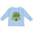 thumbnail image 3 of Inktastic Alaska Moose and Trees Boys or Girls Long Sleeve Toddler T-Shirt, 3 of 5