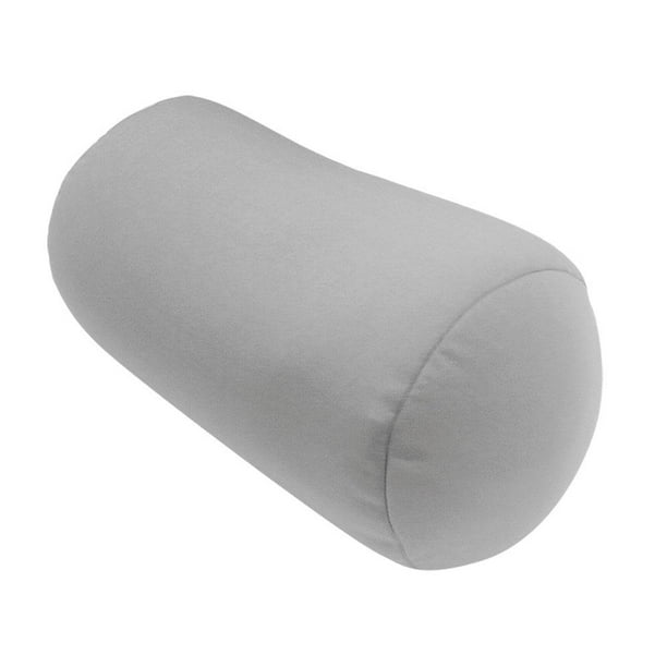 Wartleves Funda de almohada redonda con soporte para el cuello y el cuerpo durante el embarazo, almohada cilíndrica