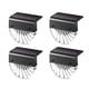 thumbnail image 1 of 4 paquetes de lámparas solares para vallas 2 modos de iluminación IP65 lámpara de pared impermeable Tomshoo Trajes de lámpara al aire libre, 1 of 1