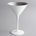 thumbnail image 2 of Stolzle 6pk Glisten 8.5oz Cocktail Drink Martini Glass Set, Glossy White Metallic, Dishwasher Safe, 2 of 4