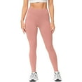 thumbnail image 2 of Eryao Womens Seamless Leggings High Waisted Tummy Control Yoga Pants Casual Lightweight Athletic Workout Pants,Pink XL, 2 of 4