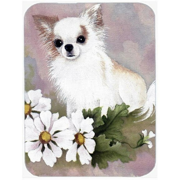 Carolines Treasures Chihuahua White Flowers Mouse Pad