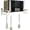 WHITE, variant on Wall Mount Microwave Oven Shelf Rack, White Carbon Steel Counter Countertop Holder with Hook Rail and 3 Slidable Hooks for Kitchen Home