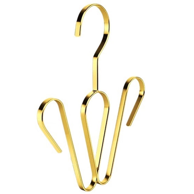 Colgador de zapatos de acero inoxidable, estante for secar zapatos, estante con doble gancho, organizador de armario que ahorra espacio