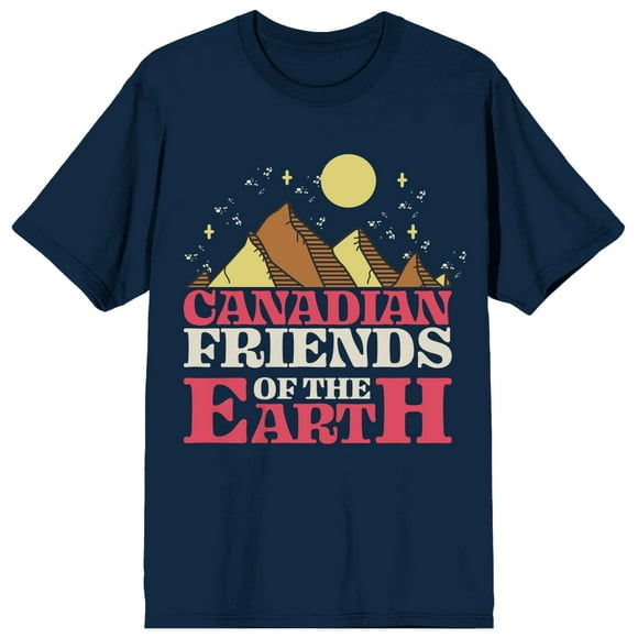 Canada Day - Canadian Friends of the Earth Navy T-Shirt