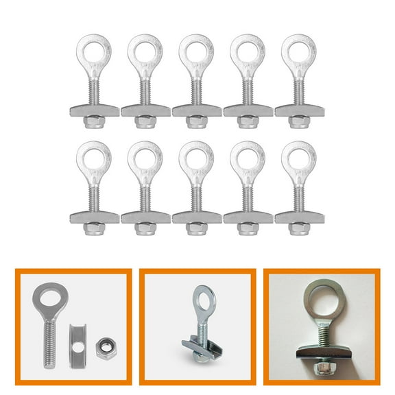 KALLORY Bicycle Chain Slack Adjuster 10Pcs Silver Professional Technology for Bike Chain Maintenance