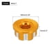 thumbnail image 2 of Tuercas hexagonales de Aluminio Unique Bargains M4 para ruedas RC 4Pcs Dorado, 2 of 6