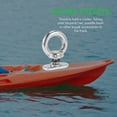 thumbnail image 3 of 4Pack Stainless Steel Kayak Track Mount Tie Down Eyelet Rail Accessory for Kayak Canoe Boat, 3 of 7