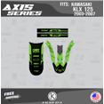 thumbnail image 3 of Kalair GFX Graphics Kit for Kawasaki KLX125 (2003-2007) Axis Series, 3 of 5