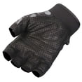 thumbnail image 2 of Hot Leathers GVM3009 Uni-Sex Black 'Ancient Skulls' Fingerless Leather Gloves X-Large, 2 of 2