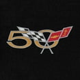 thumbnail image 2 of Lloyd Mats Custom Fit Floor Mats for Corvette C5 Coupe 2003 50th (Targa Top) LogoMat Deck Black, 2 of 4