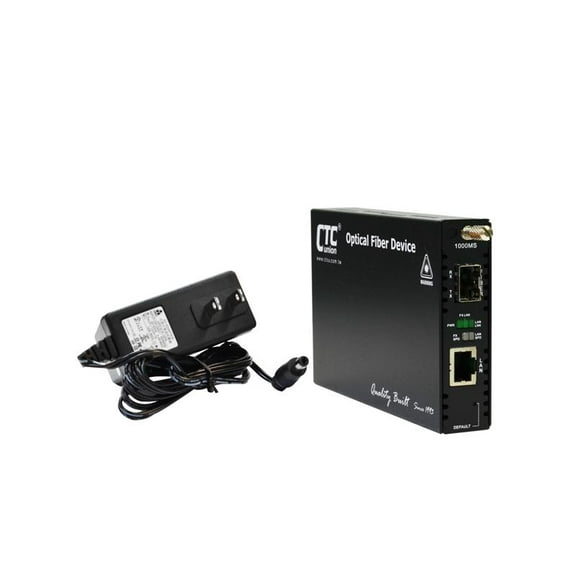 FRM220-1000MS Gigabit Ethernet to 100/1000 SFP slot fiber media converter, IP web managed