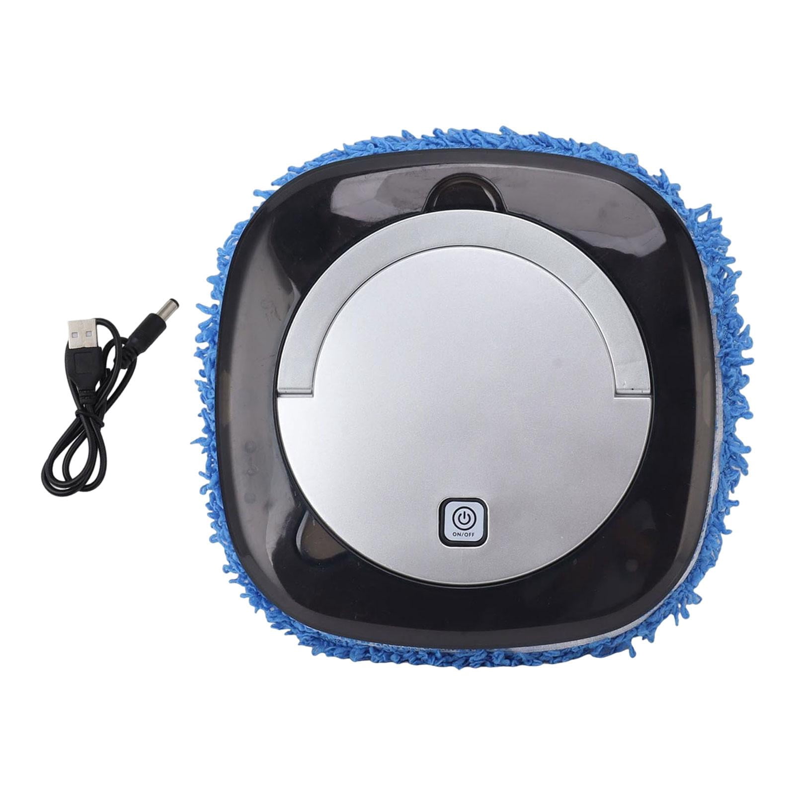 Baoblaze Automatic Floor Mopping Machine Robot Vacuum Cleaner for Carpet Tiles Marble argent