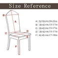 thumbnail image 2 of Chair Covers with Skirt, Stretch Chair Slipcovers Dining Room Chair Covers Washable Chair Protector for Home Wedding Party-red, 2 of 5