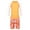 Orange, variant on CHICTRY Kids Boys Rash Guard 2Pcs Swimsuit Long Sleeve UV Sun Protection Bathing Suit Swimwear
