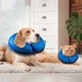 thumbnail image 5 of Collar de cono inflable de recuperación para perros y gatos después de una cirugía. Collar de cono de recuperación suave y protector que evita que las mascotas toquen las heridas de los puntos., 5 of 5